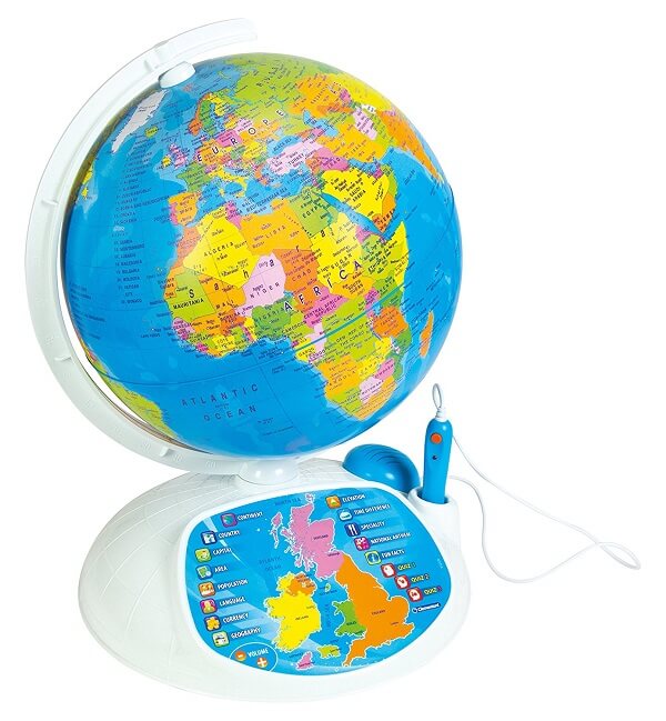 Clementoni Explore the World Interactive Globe Toy | Toys and Gifts for 7 Year Old Boys